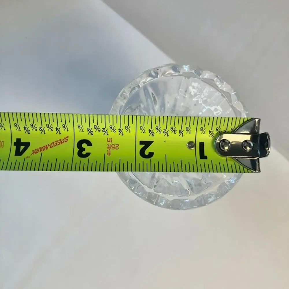 Vintage Yugoslavia 24% Lead Crystal Bud Vase Crystal Clear Industries